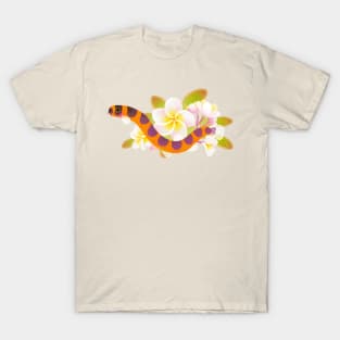 Kuhli loach and plumeria T-Shirt